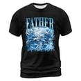thumbnail image 4 of Xdzjlr T-Shirt pour Hommes Tenue de Fête Extérieure Quotidienne Imprimé Personnalisé Col Rond Classique Mode Confortable Chemises Hommes Été, TTG, 4 of 7