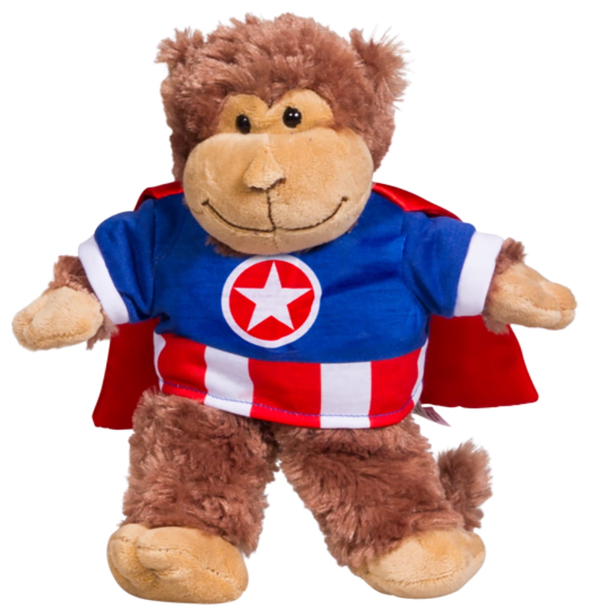 Bear Icon Hero with Cape T-Shirt Teddy Bear Clothes Fits Most 8/"-10/" Build-a-bea