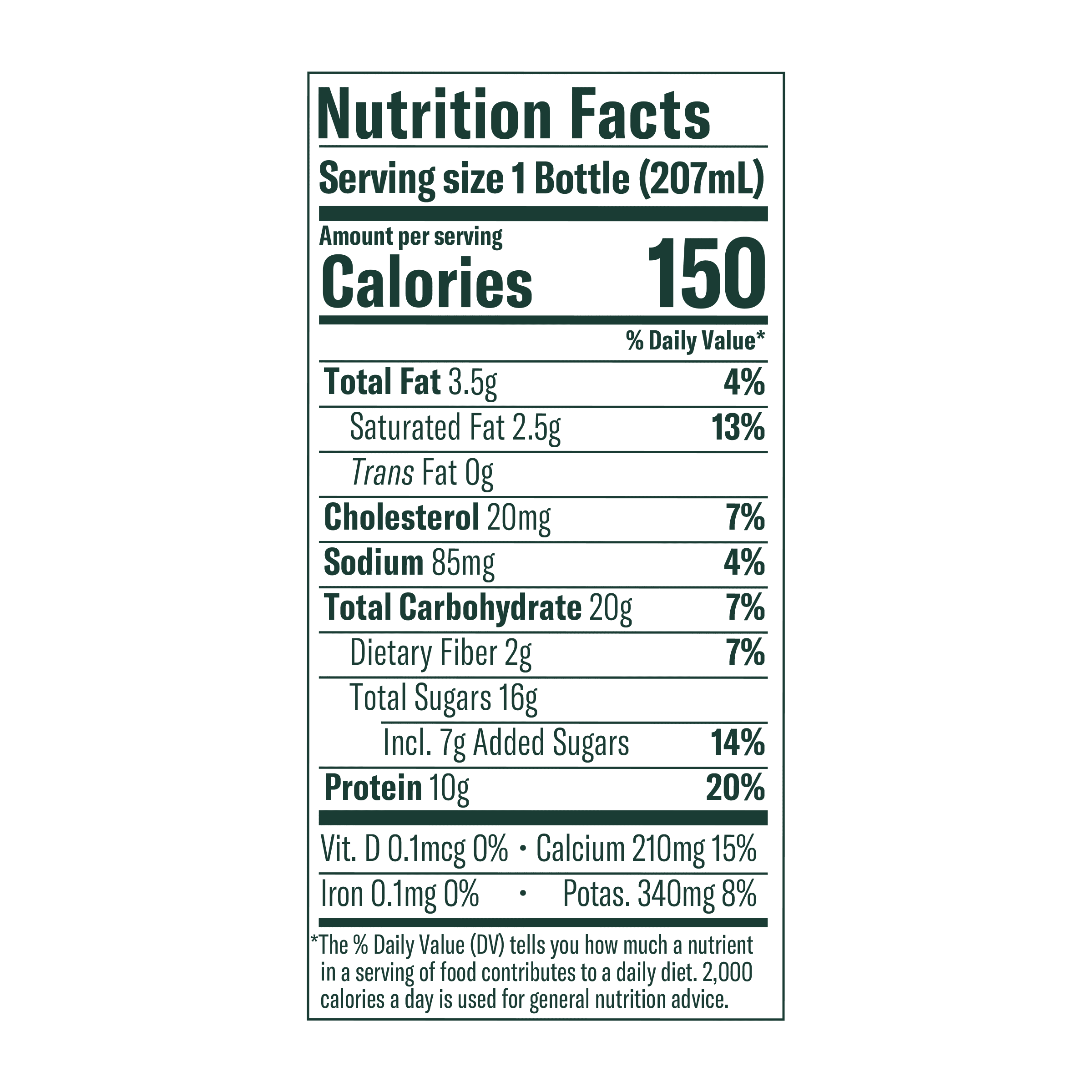 Chobani Low-Fat Greek Yogurt Drink Mango 7 fl oz Bottle