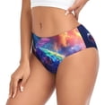 thumbnail image 2 of Balery Starry Sky Turtle Ropa Interior de Algodón para Mujer con Dibujo – Braguitas Cómodas y Elásticas, Estilo Clásico-X-Large, 2 of 6