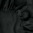 thumbnail image 3 of Fitted Sheets, 500-TC Egyptian Cotton, Full XL (54" x 80") Size Fitted Sheet, 1-PC Fitted Sheet Only, Full XL Size Size Fits 16-18" Deep Pocket Sheets, Black, 3 of 4