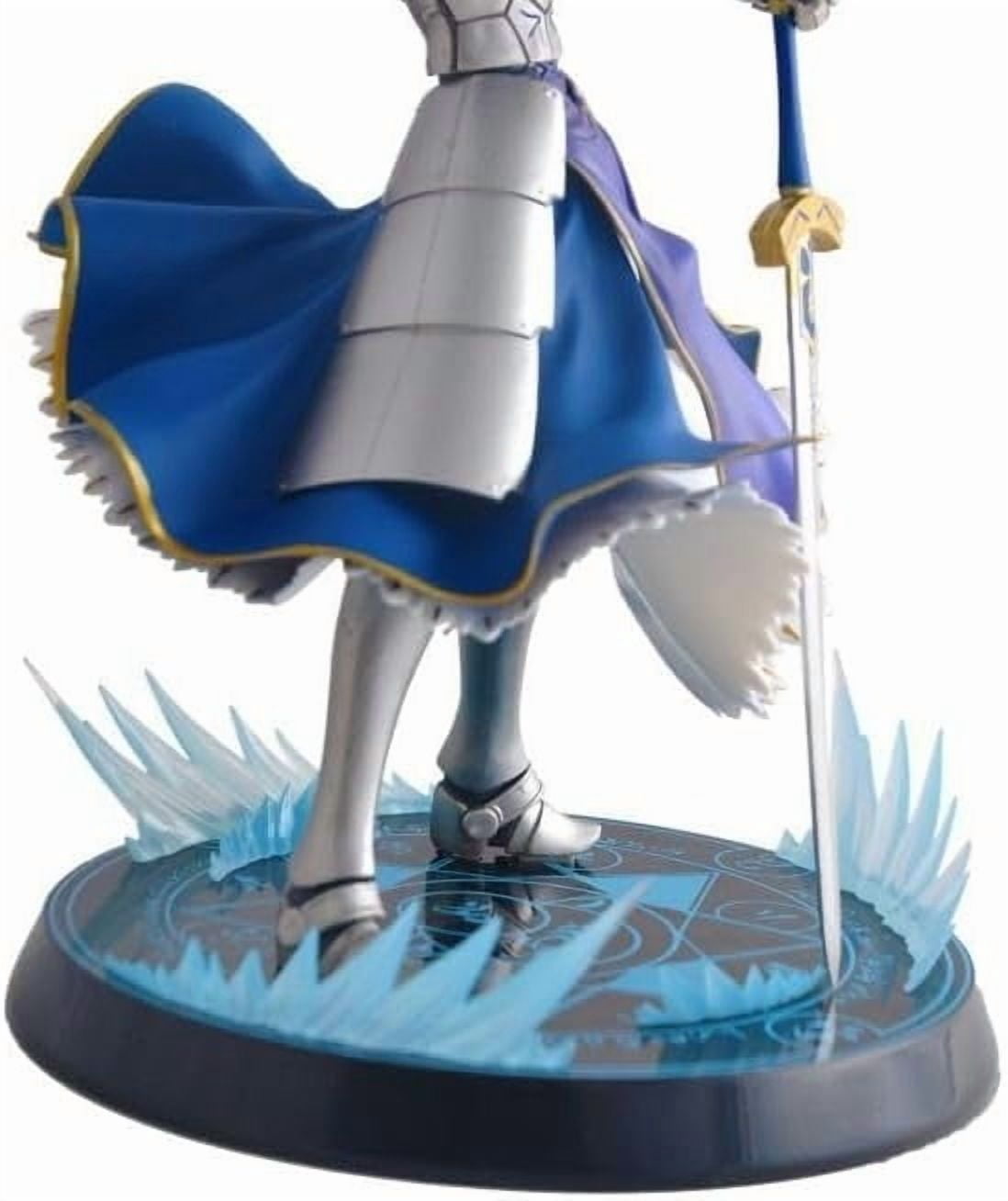Saber Figure, Standing Knight Saber Action Figures 23cm/9.1inch Handmade Anime Model Game Character Statue Collection Decoration Gift