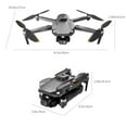 thumbnail image 6 of PPgejGEK FPV Drone with ESC Camera Brushless Motor Drones 2.4G RC Quadcopter with LED Light Flash Night Vision Pan Tilt Shockabsorber Altitude Hold Obstacle Avoidance, 6 of 7