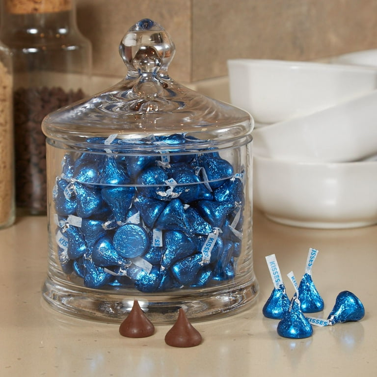 HERSHEY'S, KISSES Dark Blue Foils Milk Chocolate Candy, Halloween