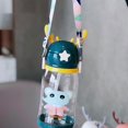 thumbnail image 4 of Botella Escuela a prueba de Agua potable con Sippy Ventosa Bebé AZUL Gloria Botellas de Oso Kawaii, 4 of 9