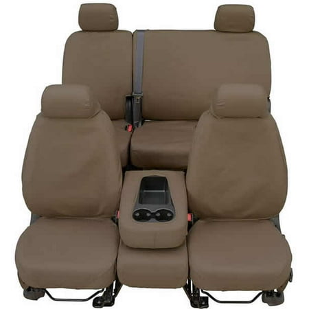 SeatSaver Seat Protector: 2001 Fits TOYOTA HIGHLANDER REAR 60 (Waterproof Polyester, Taupe) (Best Car Seat For Toyota Highlander)