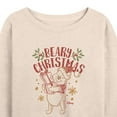 thumbnail image 3 of Disney Winnie The Pooh - Pooh Wishes A Beary Christmas - Women's Lightweight French Terry Long Sleeve Shirt, 3 of 5