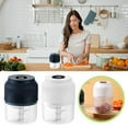 thumbnail image 4 of Rechargeable Electric Garlic Mincer, 5.1x2.6 inch, USB Cordless Chopper for Ginger Vegetables, 4 of 9