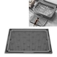 thumbnail image 1 of Cat Litter Mat, Practical Plastic Double Layer Washable Mat Cat Litter Catcher Mat Multifunctional Spacious Design Cat Litter Mat with Anti Slip Bottom for Home, 1 of 7
