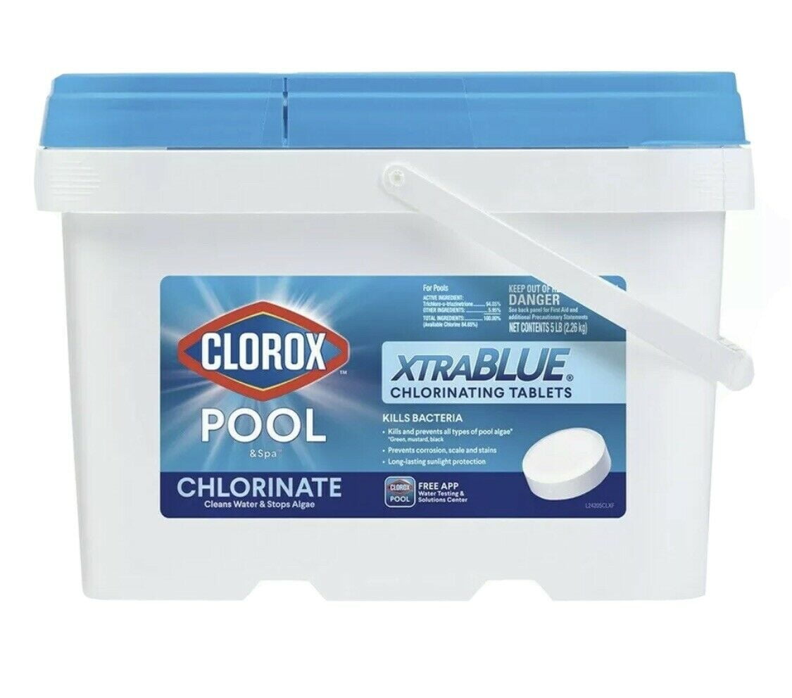 Hy-Clor 1kg Long Lasting Pool Chlorine Tablets Control Algae and Bacteria 