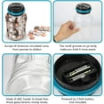 thumbnail image 6 of TiokMc Digital Piggy Bank for Adults and Kids, Transparent 1.8L Coin Counter Jar with LCD, Automatic Counting, Large Money Saving Jar, Birthday & Christmas Gift, 6 of 9