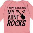 thumbnail image 4 of Inktastic For the Record, My Aunt Rocks Boys or Girls Long Sleeve Baby Bodysuit, 4 of 5
