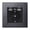 EU Socket USB, variant on 1/2/3/4 Gang 1/2 Way On / Off Rocker Key Wall Light Switch With Blue Backlight Socket Black Aluminum Metal Panel ,Easy to Installation
