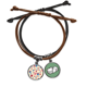 thumbnail image 1 of Usa Candy Gift Festival flor corazon de amor Pulsera Cuerda Mano Cadena Cuero Dinero Pulsera Unbranded M, 1 of 2