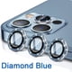 thumbnail image 1 of Cristal de protección de lente de cámara para iPhone 14 13 12 11 Pro Max lente anillo de Metal Protector en iPhone 12 13 Mini 14Plus 14Pro Max película Dengxun unisex, 1 of 2