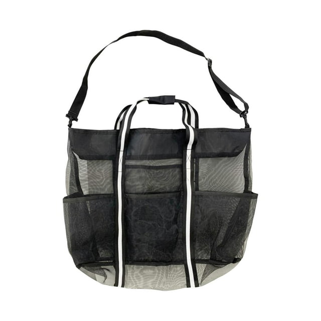 Bolsa de playa de malla Sunnimix Bolso de asas de natación Portador gran capacidad portátil