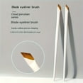 thumbnail image 5 of Thin Flat Angled Precision Makeup Brush For Eyebrow Liner And Detailed Cosmetic, 5 of 9