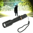 thumbnail image 4 of Bright Flashlight, Aluminum Alloy Telescopic Zoomable Flashlight  For Home Black, 4 of 8