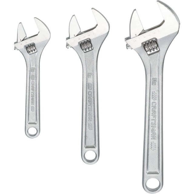 Juego de llaves ajustables Craftsman de 3 piezas CMMT12001
