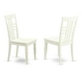 thumbnail image 4 of East West Furniture Vancouver 5-piece Dining Set with Wood Chairs in Linen White, 4 of 6