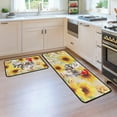 thumbnail image 3 of Rooster Kitchen Rugs and Mats Non Skid Washable, Non-Slip Backing Kitchen Rug Set of 2 for Floor, Kitchen Decor Runner Rug Sets for Kitchen (17"x47.2"+17"x30", Rooster), 3 of 7