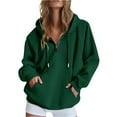 thumbnail image 3 of NMMUED Cute Hoodies, Gym Hoodie, Fall Jackets for Women, Going Out Tops for Women, Oversized Hoodies for Women, Green M, 3 of 9