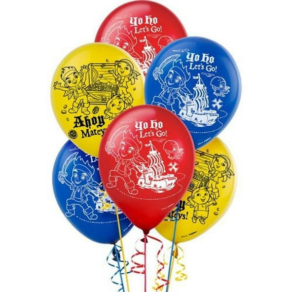 Jake & the Never Land Pirates Latex Balloons (6ct)
