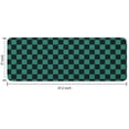 thumbnail image 7 of Teal and Black Checkerboard Pattern Kitchen Rug Mat,Kitchen Runner Rugs Non Skid Washable,Decorative Kitchen Floor Mats for Kitchen,Sink,Laundry,17"x47.2", 7 of 7