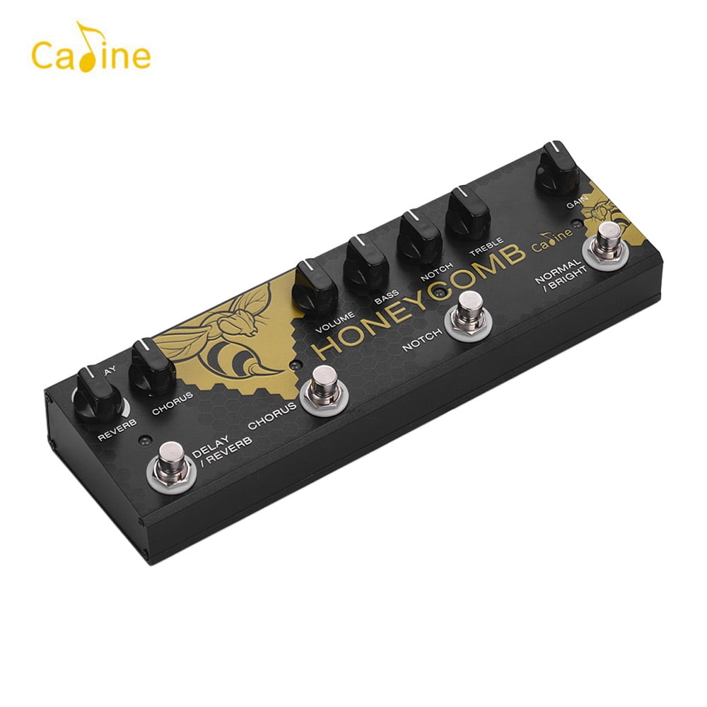Caline CP48 Honey Comb Acoustic Guitar Multieffects Pedal Chorus Delay