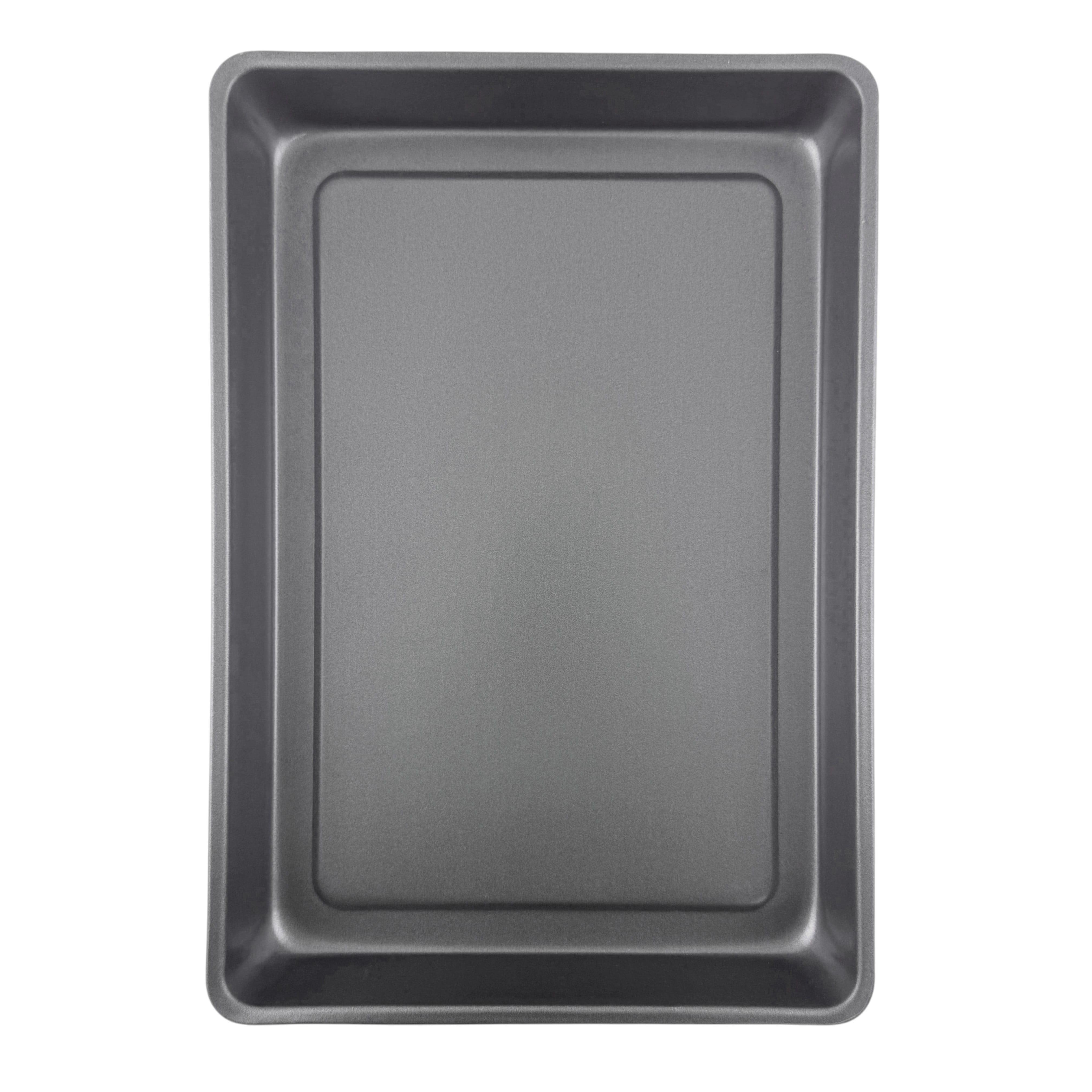 Mainstays 10.5 in x 15.4 in Nonstick Steel Lasagna Pan, Rectangle Baking Pan, Gray