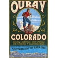 thumbnail image 3 of Ouray, Colorado, Vintage Sign (100% Cotton Tea Towel, Decorative Hand Towel, Kitchen and Home), 3 of 3