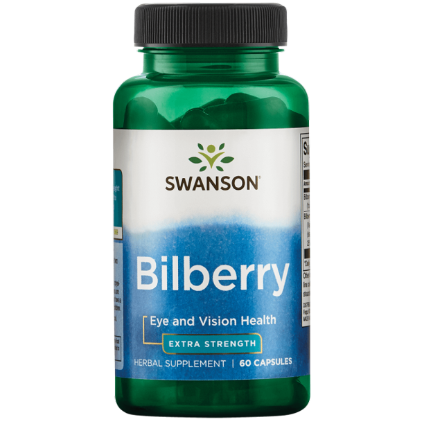 Swanson Bilberry Extra Strength 60 Capsules.