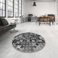 thumbnail image 4 of Ahgly Company Machine Washable Indoor Rectangle Transitional Gunmetal Gray Area Rugs, 8' x 10', 4 of 7
