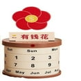 thumbnail image 1 of Desktop Bonsai Calendar , Daily Desktop Perpetual Desktop Calendar, Cute Date Display Block Desktop Accessory for Home Office Decor, Teachers, Classrooms, Reusable Each Year, 1 of 7