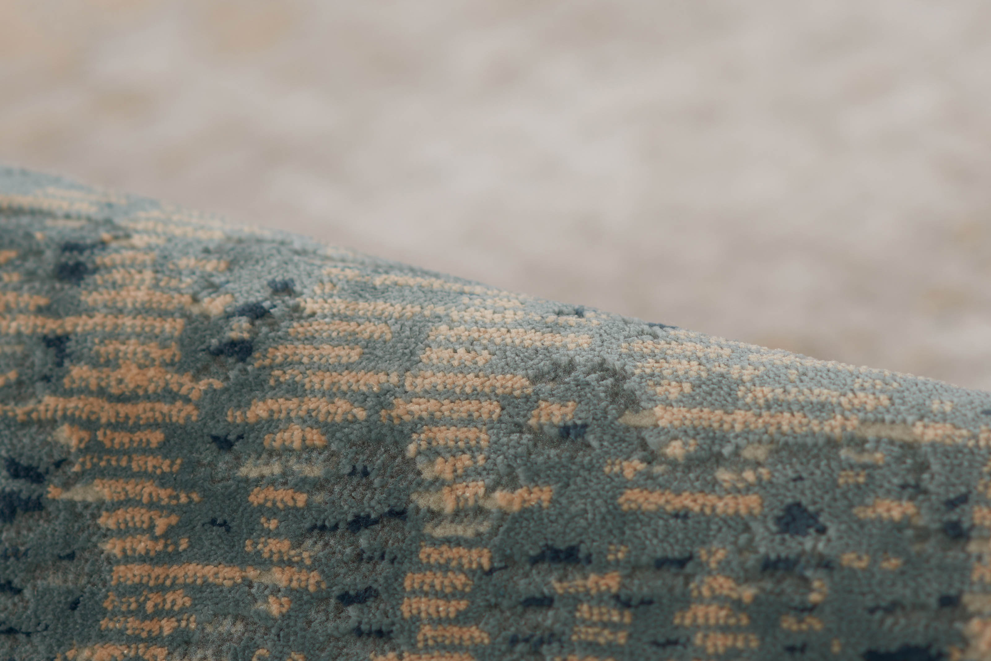 ECARPET Sable Tapis pour Salon, Chambre, Salle A Manger, Entrée, Couloir et Plus Encore.