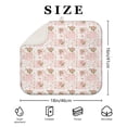 thumbnail image 4 of Pioneer Flower Floral Print Pattern Kitchen Dish Drying Mat 1 Pack, Ultra Absorbent Microfiber Drainer Mat, 16"x18", 4 of 6