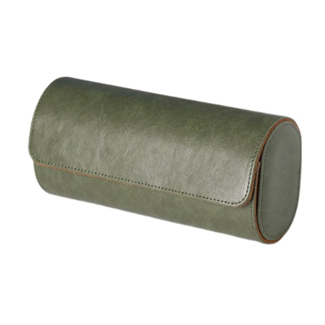 Estuche de viaje para relojes Organizador enrollable para relojes Protección clásica Almacenamiento seguro Elegante con almohadas extraíbles Estuche 3 ranuras