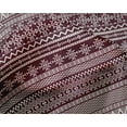 thumbnail image 4 of oneOone Soie Tabby Tissu de Vin Aztec Tribal Robe Tissu Tissu Imprimé par la Cour 42 Pouces de Large, 4 of 4