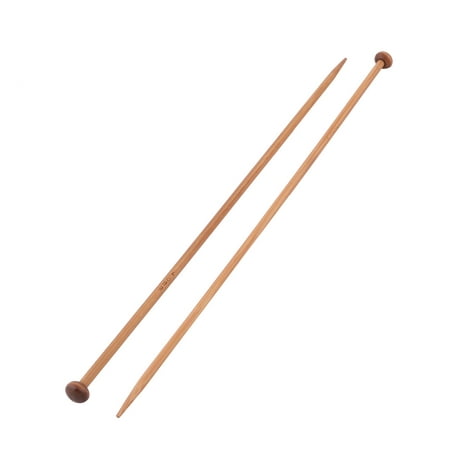 Bamboo Hats Yarn String Rope Handle Knitting Weaving Needles Brown 4mm Dia