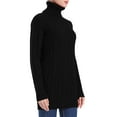 thumbnail image 6 of PrettyGuide Women's Long Sweater Turtleneck Pullover Tunic Sweater Tops, 6 of 7