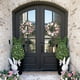 thumbnail image 1 of Bunny Boxwood Topiaries Easter Simulation Boxwood Leaf Potted Ornament en Maceta Negra para Entradas, Porches O Pantallas Interiores, 1 of 7