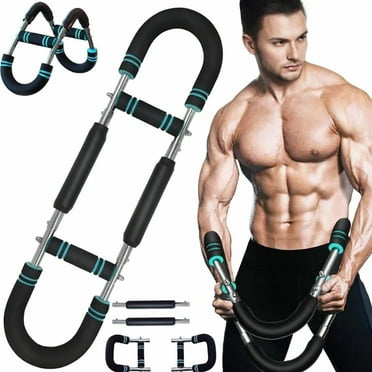 2025 Pro Saker Twister Arm Trainer, 60-110lb Adjustable Power Twister Bar, Chest Shoulder Arm Workout Equipment, Portable Detachable Upper Body Fitness Machine