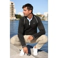 thumbnail image 3 of White Water New Harbor 1/4 Zip Pullover Shirt (Black, Medium), 3 of 5