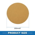 thumbnail image 4 of Discos de Lijado Unique Bargains de 8 Pulgadas 60 Grano Redondos de Papel de Lija con Gancho y Bucle Óxido de Aluminio Amarillo 25 Pcs, 4 of 6