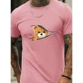 thumbnail image 5 of Camiseta con estampado 3D de oso de dibujos animados para hombre, camiseta fresca informal, deportes al aire libre, Tops holgados cómodos de manga corta, moda de verano, 5 of 5