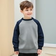 thumbnail image 1 of WENXIAOO Chandail en Molleton pour Tout-Petits Garçons Manches Longues Col Rond Bloc de Couleur Chandail Mignon Coupe Décontractée Vêtements d'Automne 3T Vêtements pour Filles, 1 of 5