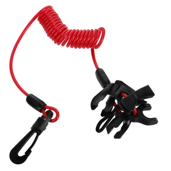 FRCOLOR Outboard Motor Kill Switch Strong Magnetic Door Plug Thickened Red