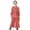 R/1083Red, variant on Vividxx Girls Abaya Dress Sets Loose Flowy Pants Outfits Sets For Everyday Wear Clothing Southeast Asian Style Comfortable Kids Outfits Sets Solid Color Toddler Classic Dailywear