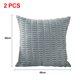 thumbnail image 2 of 2 uds sofá cama sofá sala de estar decoración abrazar almohada, funda de cojín cuadrado, decoración del hogar de estilo bohemio almohada a rayas de pana, 2 of 5