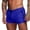 Blue, variant on Zylarhe Women's Shorts, Solid Color Zipper Casual Shorts 3 Inch Inseam Summer Athletic Outdoor Comfortable Elastic Waist Lightweight Athletic Shorts for Men with Pockets Yellow S